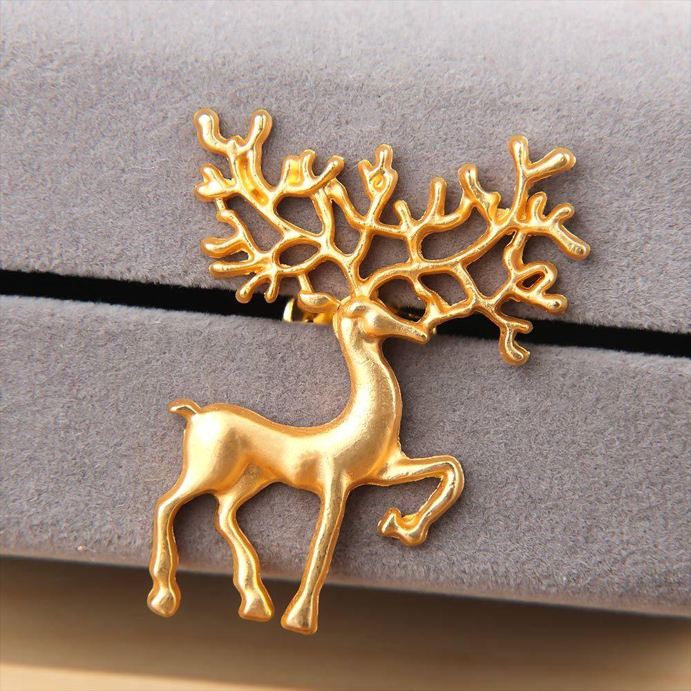 Deer Animal for Women Zinc Zinc Alloy Metal Brooch Garment Accessories Fashion Jewelry Lapel Pin