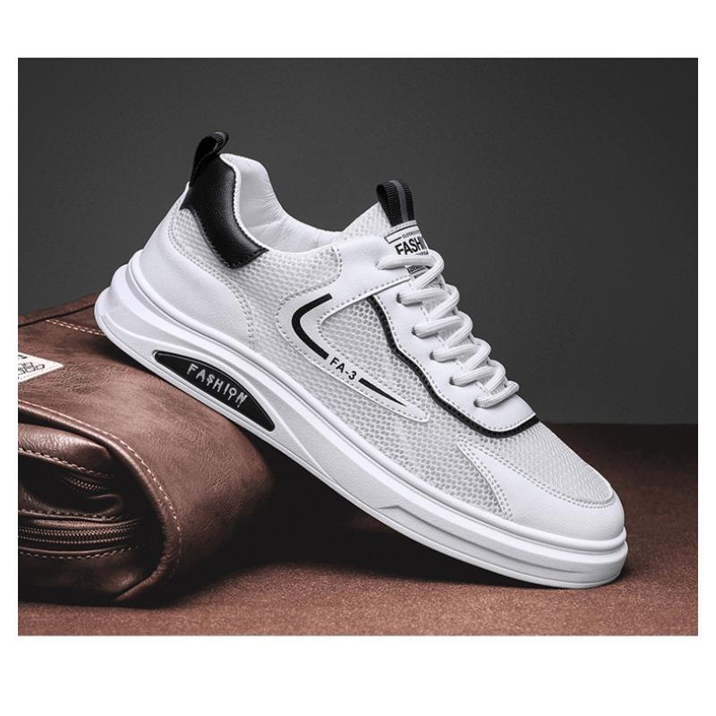 Zapatillas de Hombre Verano Cómodas Malla Transpirable Zapatos de Tenis Modernos Resistentes al Desgaste para Exteriores Zapatos Vulcanizados Zapatillas