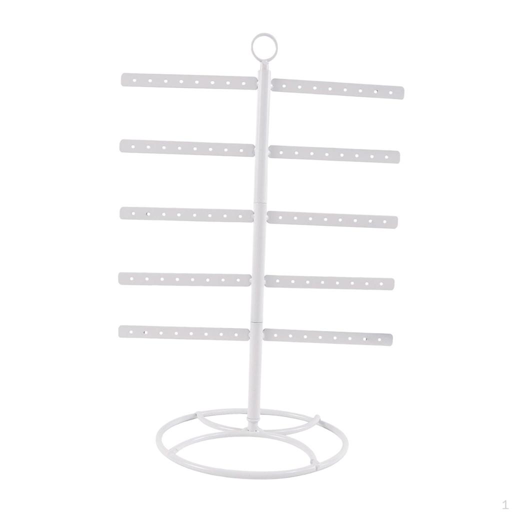 Earring Holder Display Stand Removable 5 Tiers Jewelry Organizer for