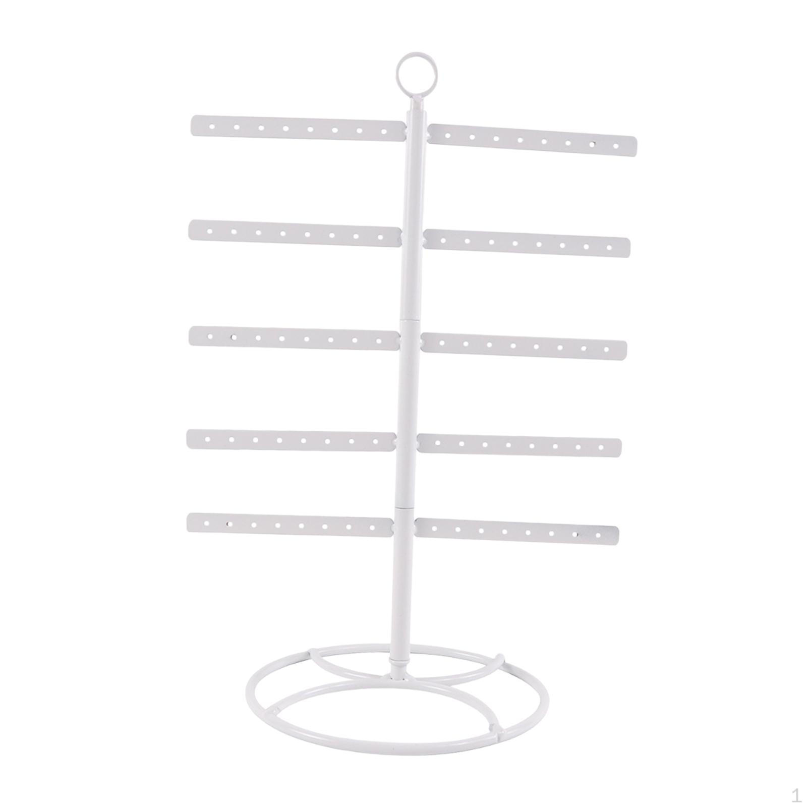 

Earring Holder Display Stand Removable 5 Tiers Jewelry Organizer for