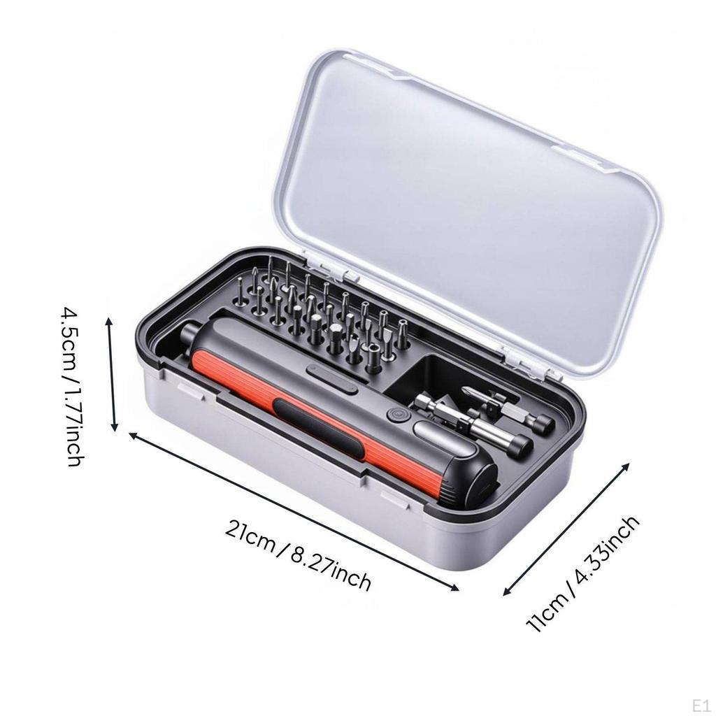 30 Pieces Electric Screwdriver Set Bits Kit Portable Power Tool for DIY