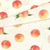 Hamamonyo Tenugui hand Juicy Peach (Japanese towel) - - Off-white