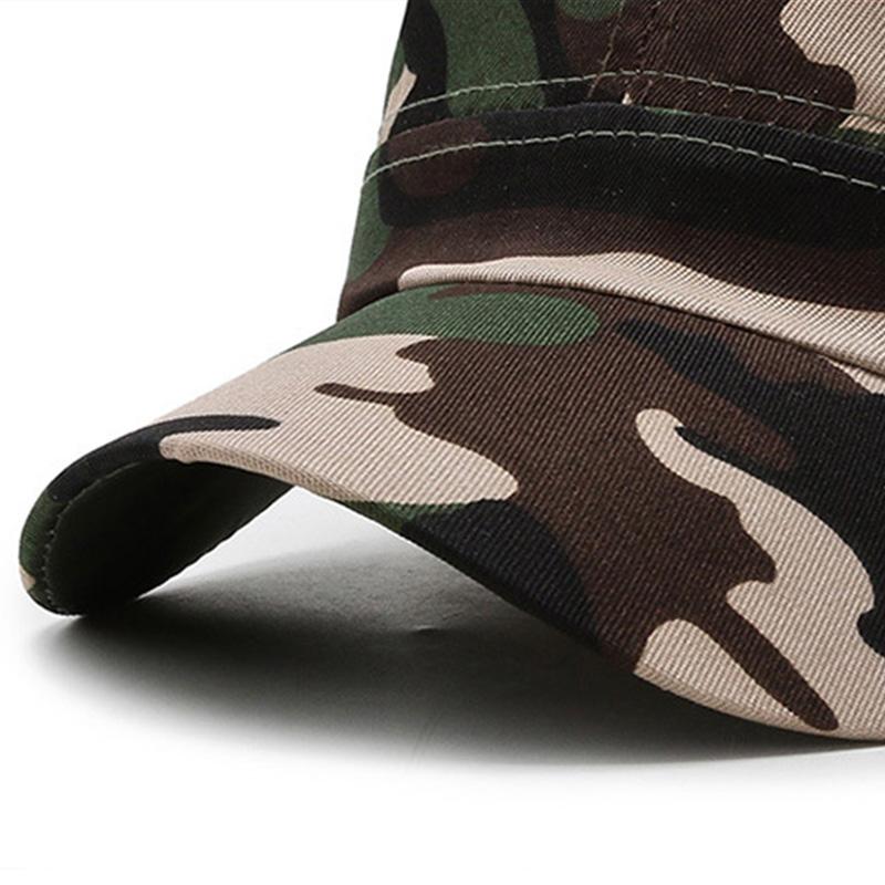Tactical Men Camo Baseball Cap Training Camping Sunscreen Hat Army Trucker Flat Caps Breathable Snapback Gorras Hunting Hats Hot