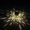 Solar Powered Solar Projection Light Multicolor Solar Wall Light  Outdoor Wall Lamp