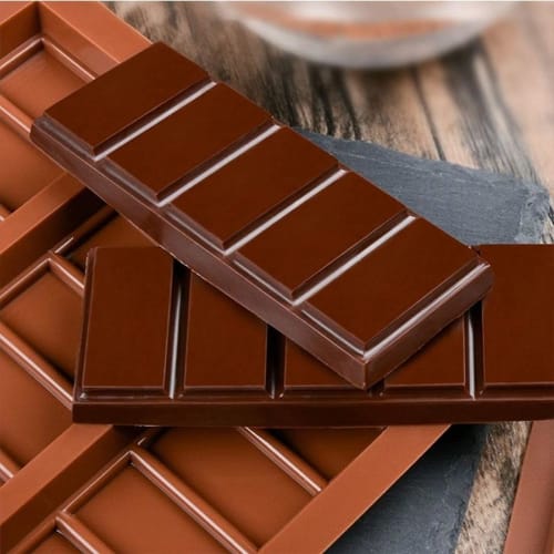 DEVENTORZ Chocolate Bar Molds, Silicone Molds, Non-Stick Chocolate Molds, Flexible Silicone Candy Bar Molds, Heat-Resistant Baking Tools, Food-Grade S
