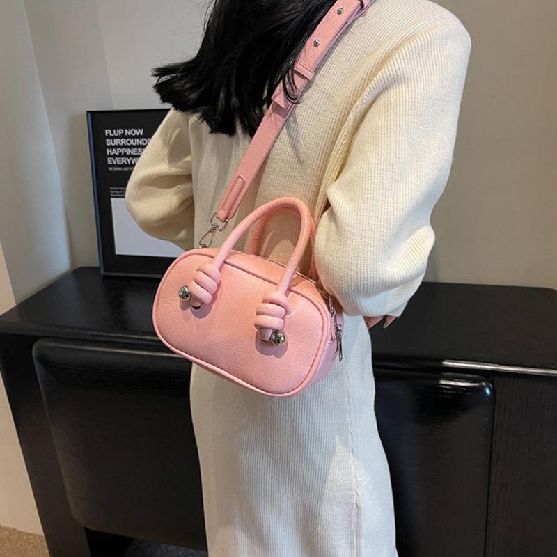 2024 New Fashion Versatile Niche Design Boston Bag Trendy Handbag Exquisite Small Bag Crossbody Bag
