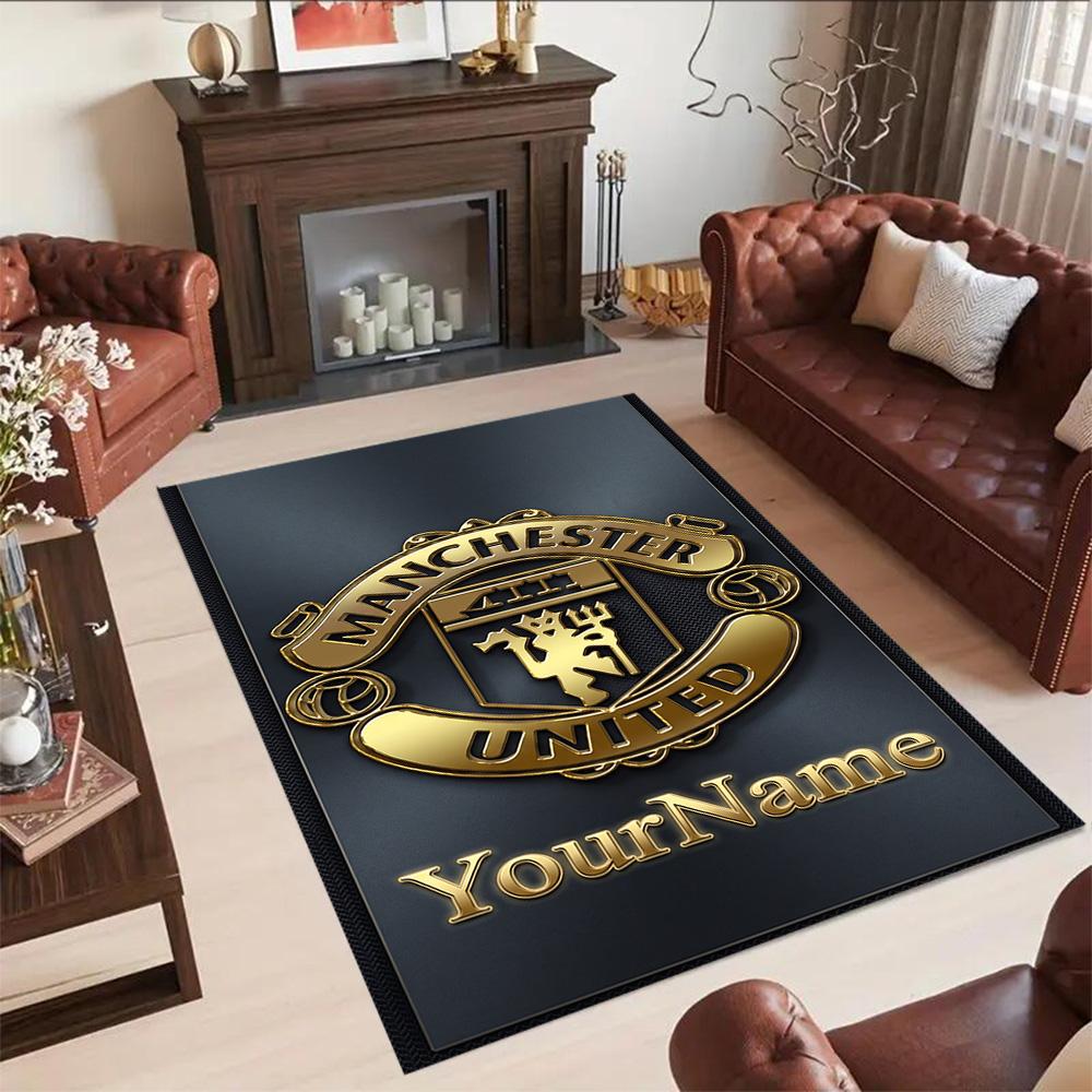 Manchester Personalized Name Area Rug Suitable for Outdoor Bedrooms Entryway Decorate room Antislip Carpet Office home decor