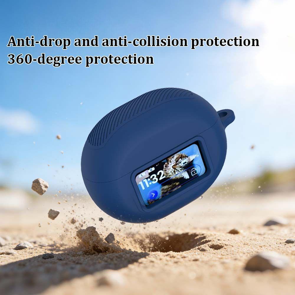 Shockproof Earphone Case Anti Scratch Silicone Protective Case Waterproof Soft Buds Accessories for TOZO NC20 Pro/NC20