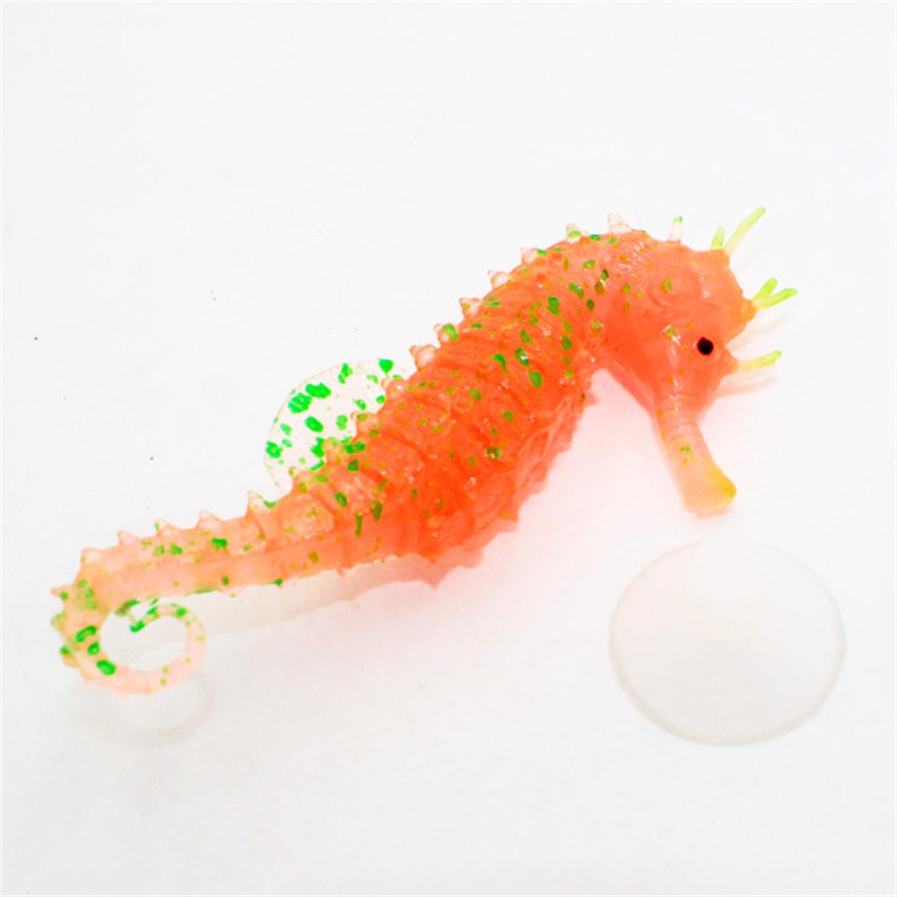 Small Aquarium Artificial Luminous Lionfish Fish Tank Landscape Silicone Fake Fish Floating Glow In Dark Ornament Home Decor