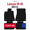 Basic Velour Car Mats, For Lexus Is Iii Sedan (2013-)