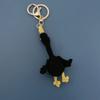 Funny Goose Duck Doll Pendant Cute Cartoon Knitting Keyring Fashion Crochet Keychains  Car Key Ring