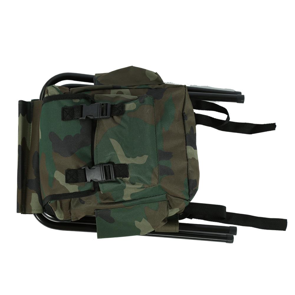 Foldable Outdoor Camping Fishing Stool Convenient Carry Seat With Storage Bag