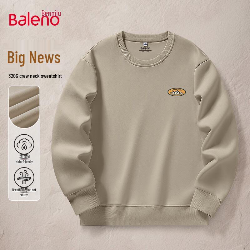 

Baleno Men s American Retro Crewneck Sweatshirt 3XL