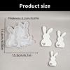 Rabbits Molds Casting Molds Plasters Molds Easters Silicone Mould Ornament Molds Castings Molds Epoxy Resin Molds