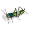 Women Locust Grasshopper Rhinestone Inlaid Insect Brooch Pin Bag Jacket Decor
