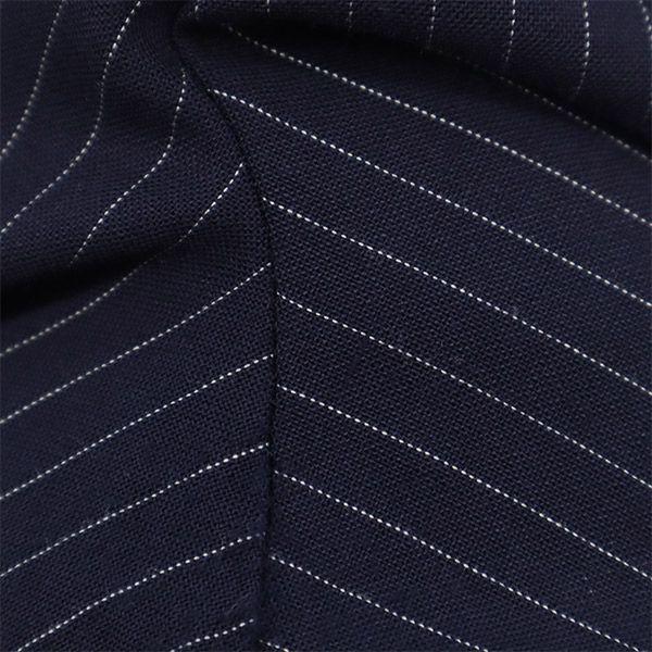346 BROOKS BROTHERS wool blend stripe Slacks pants 8 Navy Women Used
