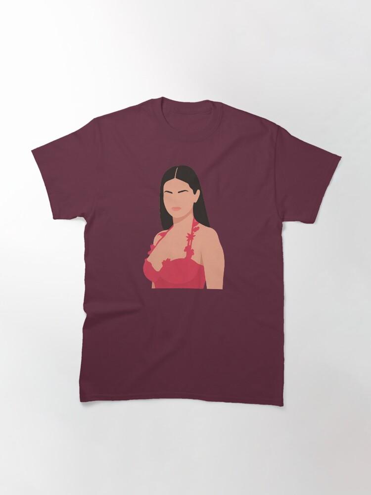 T-shirt Classica con Illustrazione Lineless di Selena Gomez