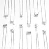 Neue schlichte, stilvolle Zwölf Sternbilder-Anhänger-Halskette für Frauen, Jahrestag, Geburtstag, schönes Geschenk, Statement-Mädchen-Schmuck