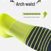 Men's Quick-Dry Breathable Sports Socks - Sweat-Wicking for Running, Badminton, and Marathon, Mid-Calf Length