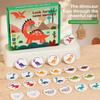 Schachspiel Lernspielzeug Grenzüberschreitend Holz Dinosaurier Flip Übungen Kinder Spaß Match Kognition Gedächtnis Partyspiele Geschenk