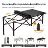 Portable Folding Roll-Up Camping Table and Chair Set - Ideal for Picnics and Barbecues