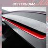 Carbon Fiber For Tesla Model 3 Highland Model Y Juniper Car Interior Dashboard Air Outlet Trim Strip Instrument Auto Accessories