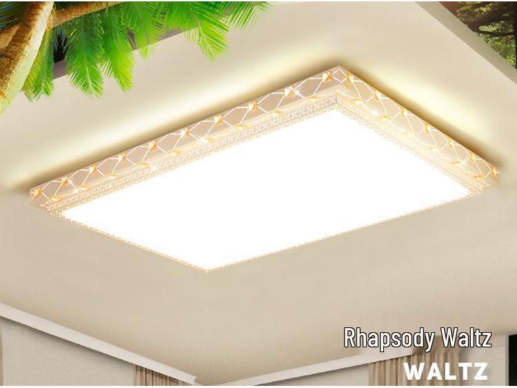 LED Ceiling Light: Simple, Atmospheric Round Fixture for Living Room, Dining Room, Study, and Bedroom.