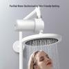 PP Cotton & Activated Carbon Shower Filter for Chlorine Removal - Bathroom Water Purifier with Mixer Valve & Top Spray