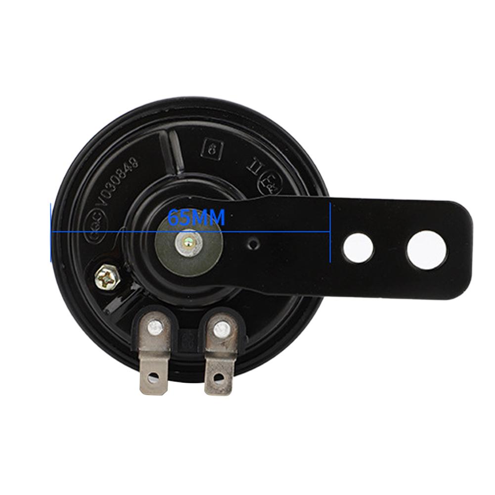 Motorcycle Electric Horns Auto Horns Loud Kit 12V/48V/60V Waterproof Round Loud Horn Speakers Accessories For Auto Vehicle Truck