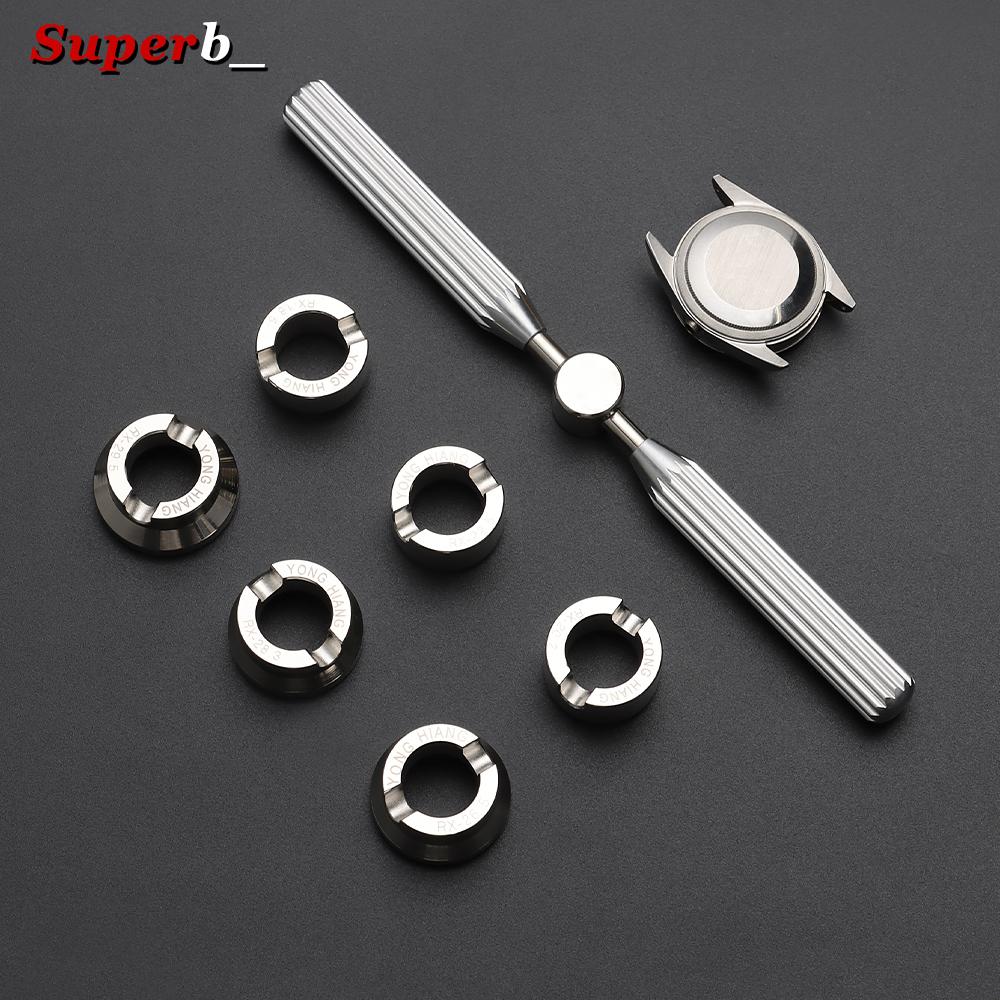 Watch Back Case Opener Fits for Rolex for Tudor Professional Watchmaker Key Closing Waterproof Tool Wristwatch Repair Tools Set