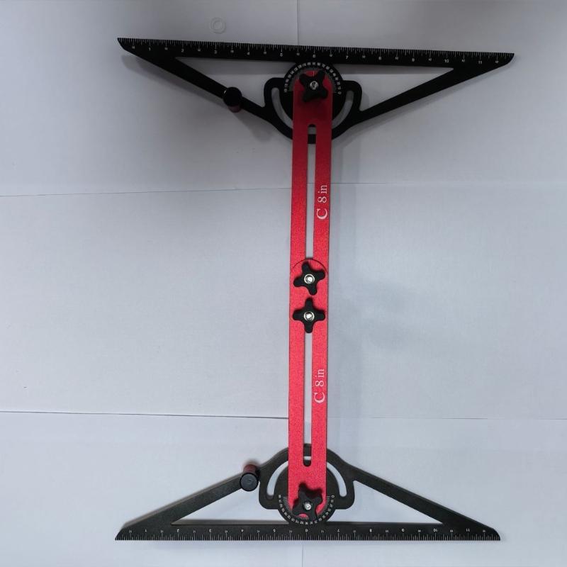 Innovative Stair Treads Template Tool for Precise Measurements and Shelf Layout in DIY and Professional Use