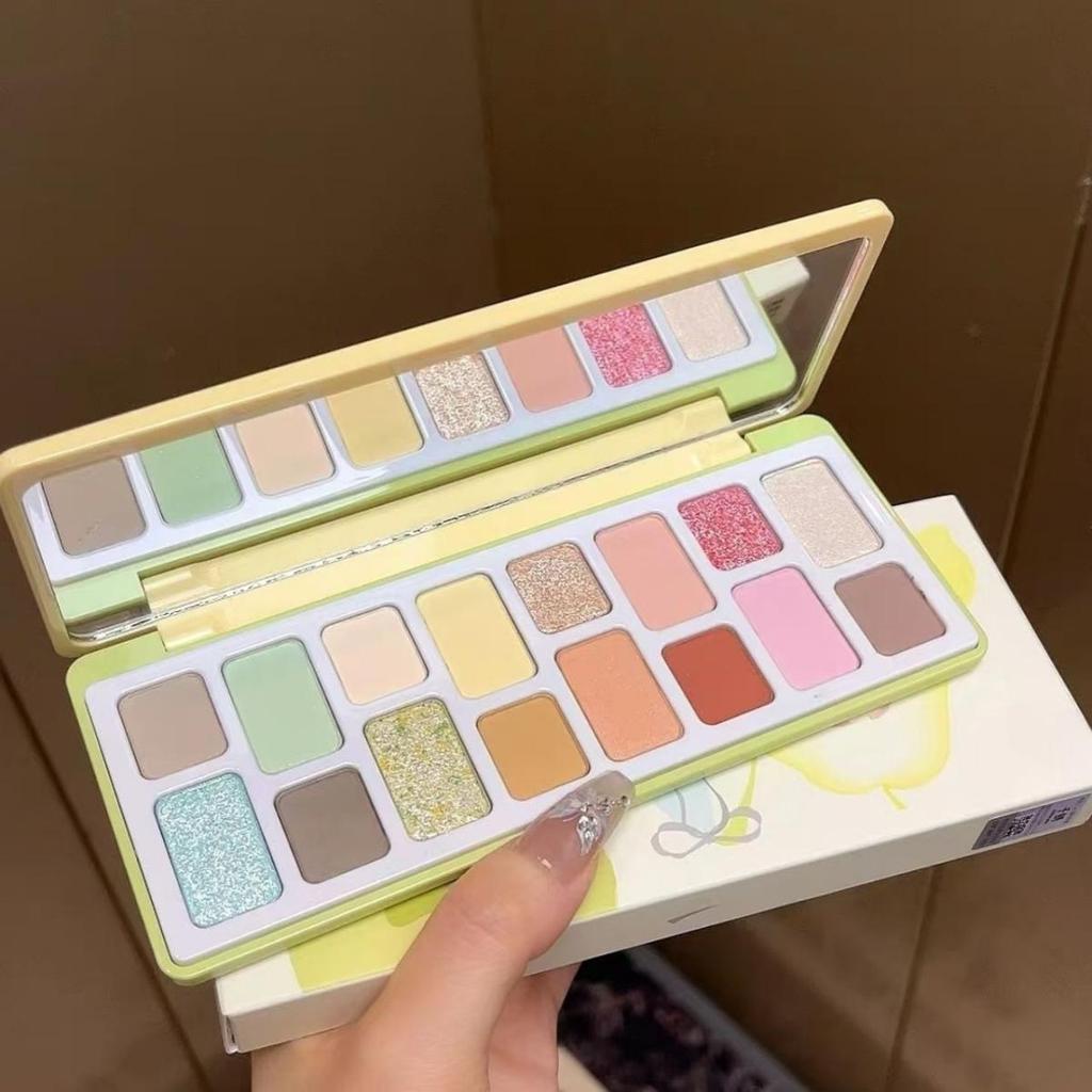 KAPEL Palette Ombretti Sedici Colori Tonalità Terra - Perlescente & Scintillante per il Trucco Quotidiano.