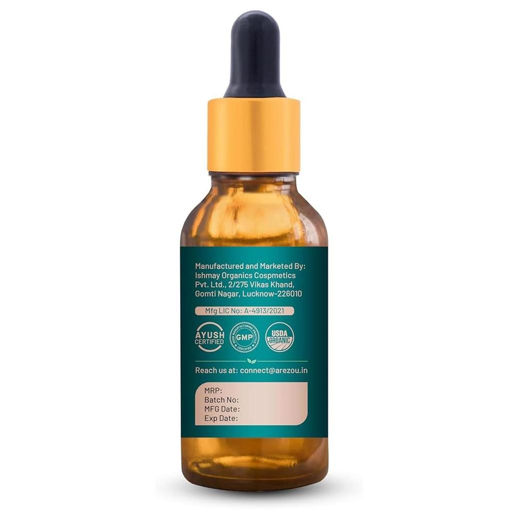 Arezou Radiance & Glow Face Oil - 30ml | Hydrating, Brightening | Non-Greasy, Vitamin-Rich Serum, Smooth & Healthy Skin - All Skin Type