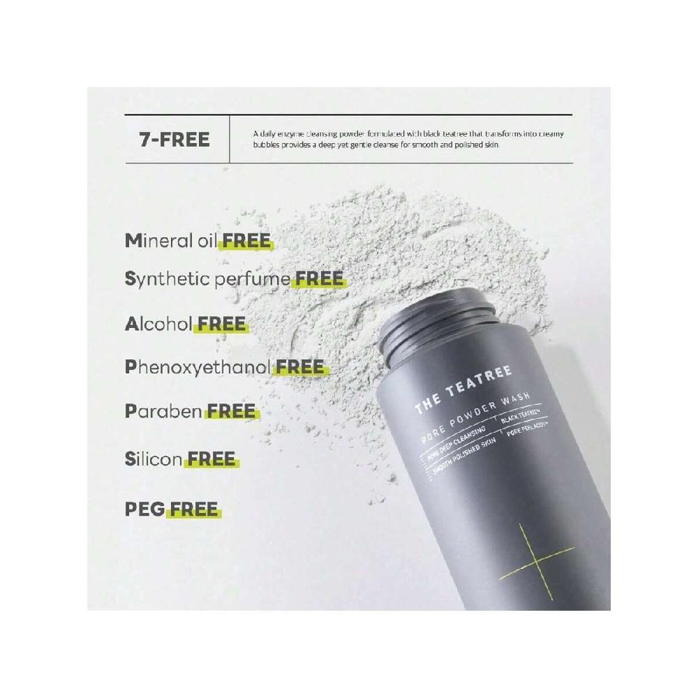 Mediheal Teatree Pore Powder Wash 50g Mild Pore Deep Cleanser With Gentle And Rich Salicylic Bubbles To Remove Blackhead
