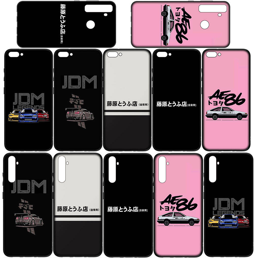 for iPhone 17 16 15 Xiaomi Poco F7 F8 X7 X6 C85 C75 M8 Redmi Note 14 13 12 11 Pro Max 14C 15C A3 A4 Phone Case Supercar Initial D Super Car AE86 Cover