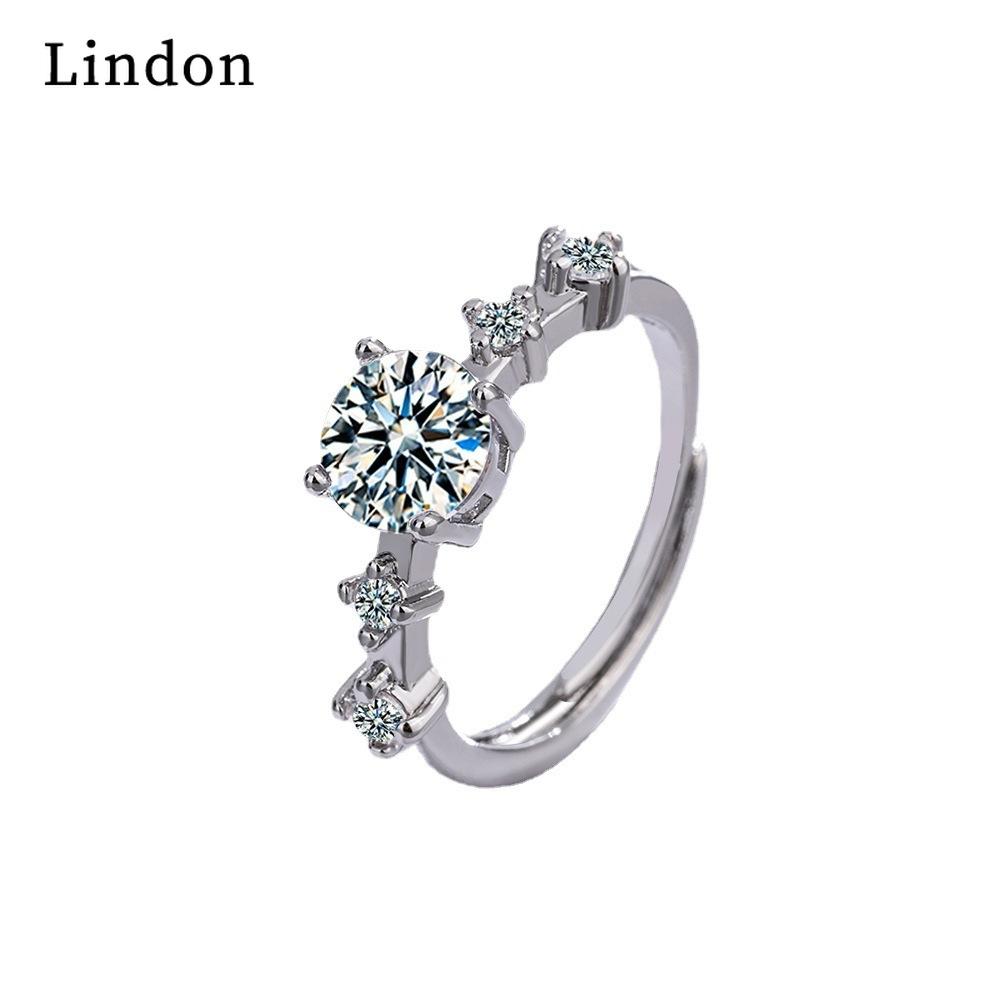

Классическое кольцо Lindon с медным цирконием, женские ювелирные изделия, свадебный подарок для вечеринки