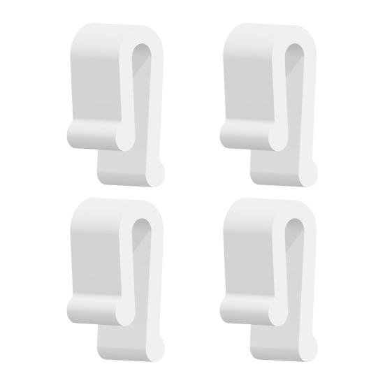 

4/6/8/12 шт. Защитные зажимы для крышки голландской печи, силиконовый зажим для защиты столовых приборов, штабелируемые, легко моющиеся бамперы для посуды 4pcs белый