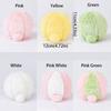 Fluffy Rabbit Calming Ball Simulated Rabbit Buttocks Plush Rabbit Chewing Ball  Playing