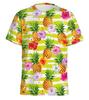 Tropical 3D Printed Pineapple T-Shirt Boys Summer Hawaiian Fruit Pattern T-Shirt Vacation Beach Short Sleeve