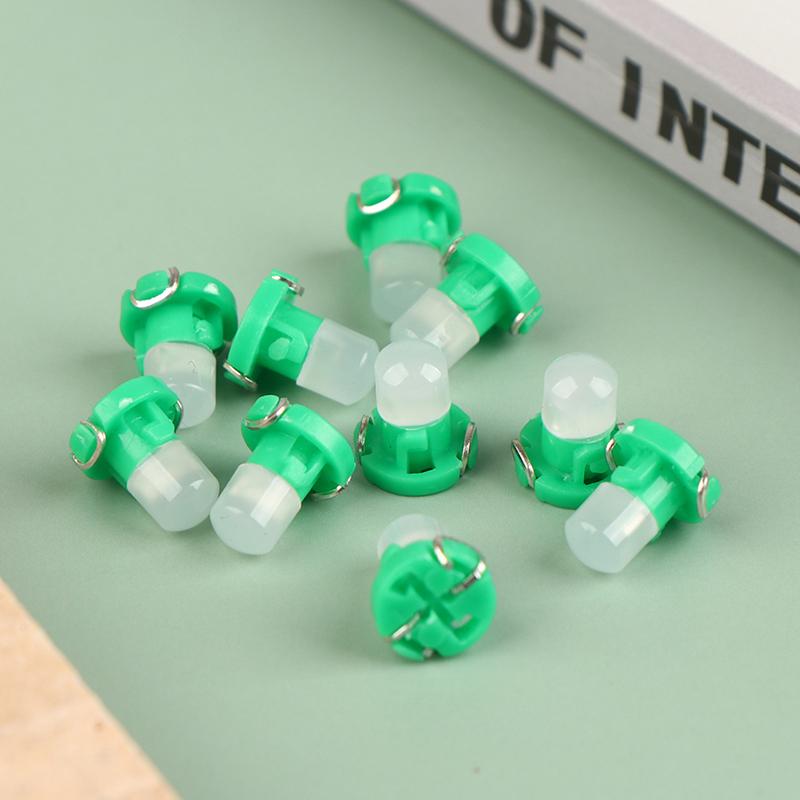 10Pcs T3 Dash Indicator Light Panel Bulb Cob 1Smd Wedge Led Instrument Lamp