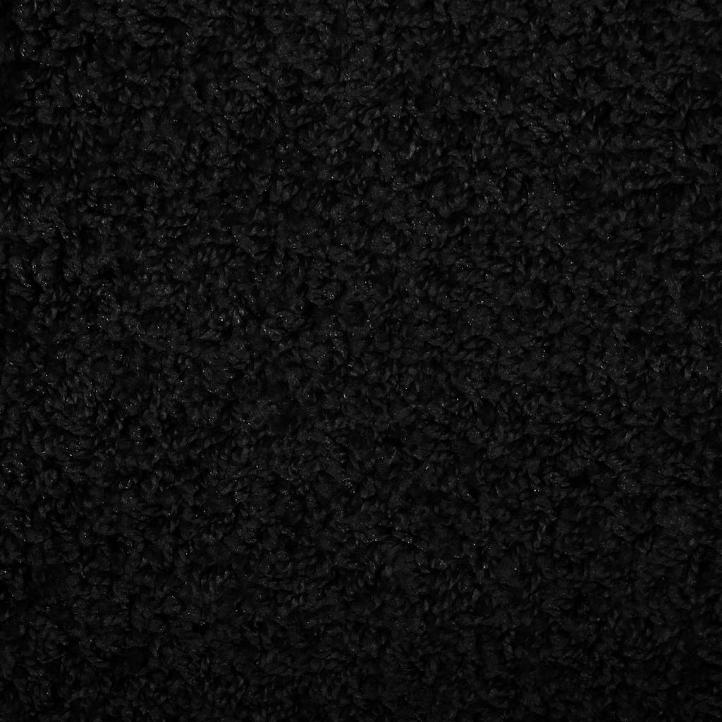 Black Carpet Runner 50 X 200 Cm 100percent Polypropylene Tuft