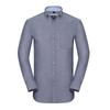 Russell Collection Mens Oxford Tailored Long-Sleeved Shirt