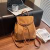 Fashion and Leisure Large-capacity Handbag Women's Bag New Velvet Backpack Simple Travel Backpack