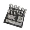 29 Piece Dapping Doming Punch Block Set 5 Mm To 50 Mm Jewelry Making Metal Forming Tool Kit