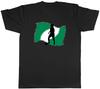 Nigeria Flag Unisexs Football Unisexs Unisex TShirt Tee