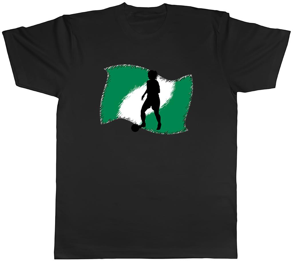 Nigeria Flag Unisexs Football Unisexs Unisex TShirt Tee