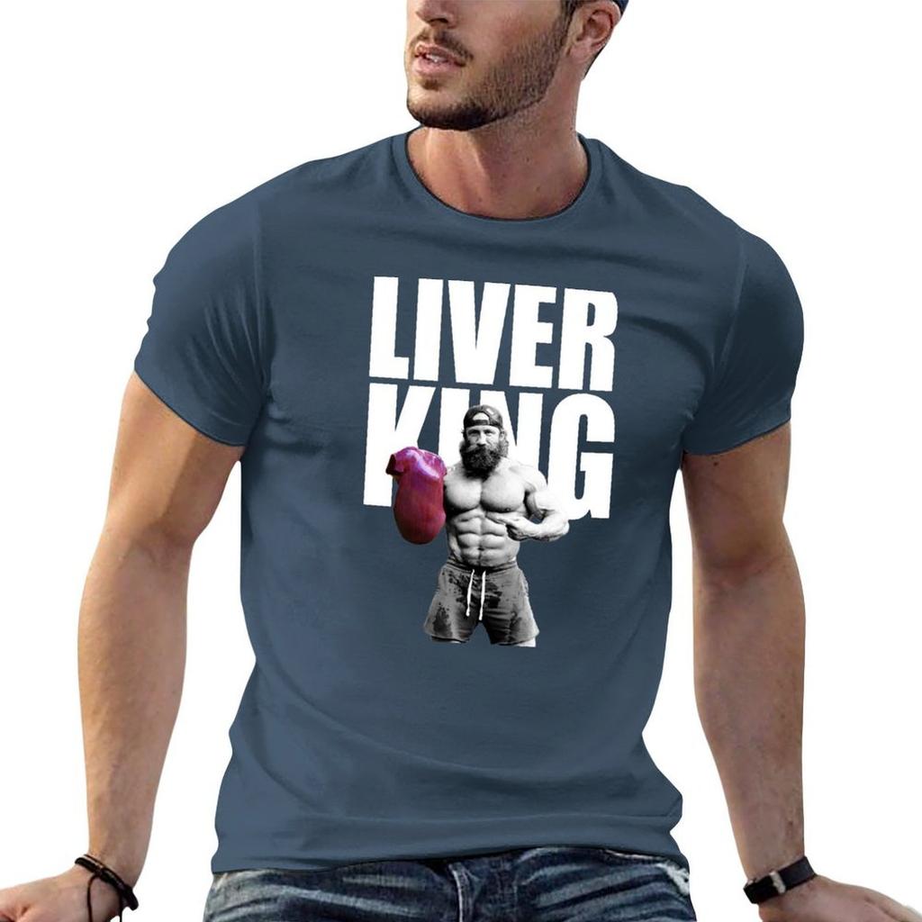 The Liver King TShirt black cotton tshirt plain for man package cotton t shirts high quality TShirt