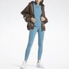 Reebok Knitted Sweatpants Women's Blue Moderate Slim Fit Pants HS4753