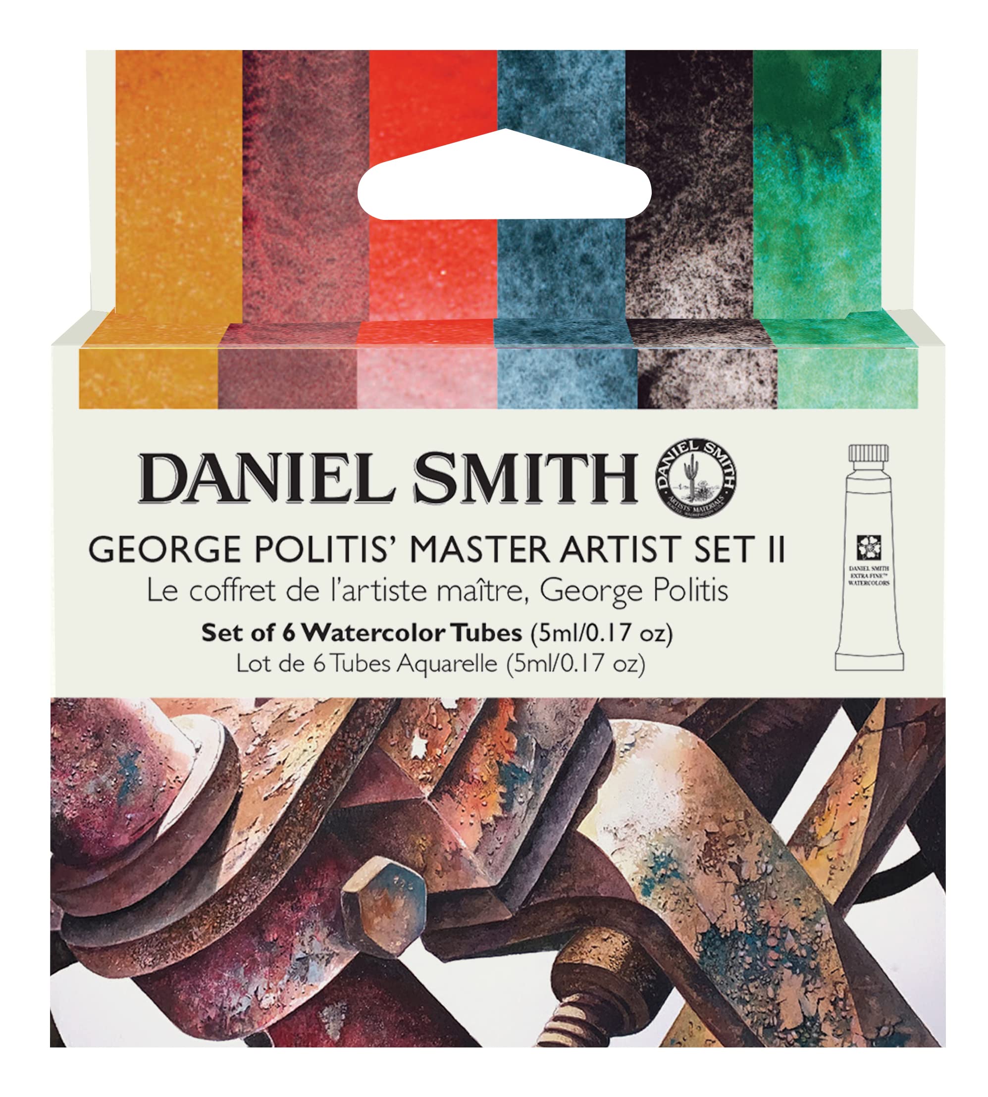 

Daniel Smith Transparent Watercolor Paint Extra Fine George Politis 6 Color Set 5ml 285610437 (2) (No. 2)