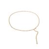 Women's Metal Hollow Circle Waist Chain Belt: All-Match Decorative Accessory for Suits, Sweaters, and Dresses
